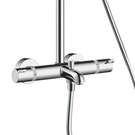 Hansgrohe Croma Select E Showerpipe 180 Thermostatic Bath Shower Mixer - 27352400 4 Hansgrohe Croma Select E Showerpipe 180 Thermostatic Bath Shower Mixer - 27352400 - Image 2