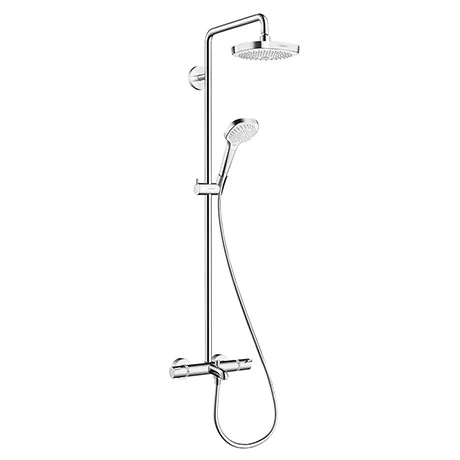 Hansgrohe Croma Select E Showerpipe 180 Thermostatic Bath Shower Mixer - 27352400 3 Hansgrohe Croma Select E Showerpipe 180 Thermostatic Bath Shower Mixer - 27352400
