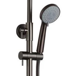 JTP Vos Brushed Black Thermostatic Shower - 2752819BBL -ShowerLux Shop 2752819BBL D2 460