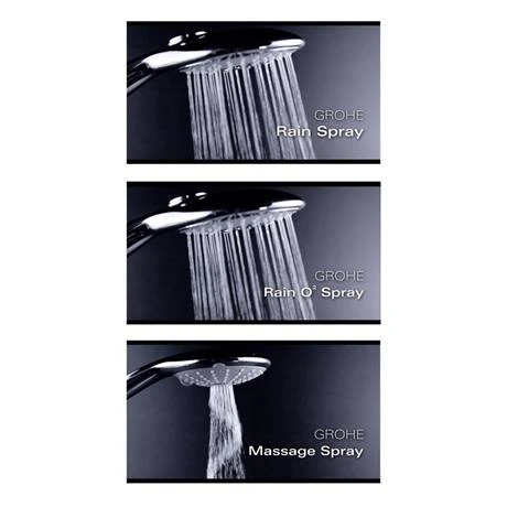 Grohe New Tempesta Cosmopolitan 100 Shower Rail Set 3 Sprays - 27579002 4 Grohe New Tempesta Cosmopolitan 100 Shower Rail Set 3 Sprays - 27579002 - Image 2