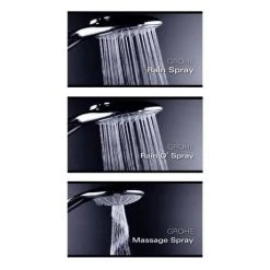 Grohe New Tempesta 100 3 Spray Shower Slider Rail Kit - 28789002 -ShowerLux Shop 27600000 D5 460