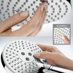 Hansgrohe Raindance Select S Showerpipe 240 Thermostatic Shower Mixer - Chrome - 27633000 11 Hansgrohe Raindance Select S Showerpipe 240 Thermostatic Shower Mixer - Chrome - 27633000 -ShowerLux Shop 27633000 D8 460