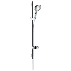 Hansgrohe Raindance Select S 120 PowderRain 3-Spray 90cm Shower Slider Rail Kit with Soap Dish - 27667000