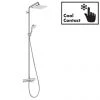 Hansgrohe Croma E Showerpipe 280 Thermostatic Bath Shower Mixer - 27687000 1 Hansgrohe Croma E Showerpipe 280 Thermostatic Bath Shower Mixer - 27687000 -ShowerLux Shop 27687000 P
