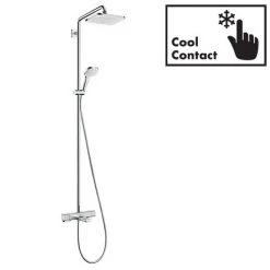 Hansgrohe Croma E Showerpipe 280 Thermostatic Bath Shower Mixer - 27687000