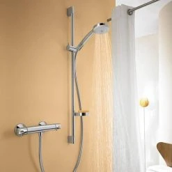 Hansgrohe Croma Multi 3 Spray 90cm Shower Slider Rail Kit with Soap Dish - 27774000 11 Hansgrohe Croma Multi 3 Spray 90cm Shower Slider Rail Kit with Soap Dish - 27774000 -ShowerLux Shop 27774000 D1 460