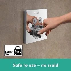 Hansgrohe Raindance E Complete Shower Set with Wall Mounted Shower Handset - 27952000 11 Hansgrohe Raindance E Complete Shower Set with Wall Mounted Shower Handset - 27952000 -ShowerLux Shop 27952000 D3 460