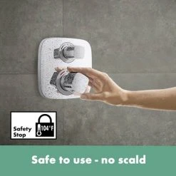 Hansgrohe Croma E Complete Shower Set with Wall Mounted Shower Handset - 27953000 12 Hansgrohe Croma E Complete Shower Set with Wall Mounted Shower Handset - 27953000 -ShowerLux Shop 27953000 D6 460