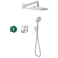 Hansgrohe Croma E Complete Shower Set with Wall Mounted Shower Handset - 27953000