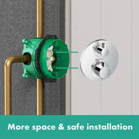 Hansgrohe Croma S Complete Shower Set with Wall Mounted Shower Handset - 27954000 4 Hansgrohe Croma S Complete Shower Set with Wall Mounted Shower Handset - 27954000 - Image 2