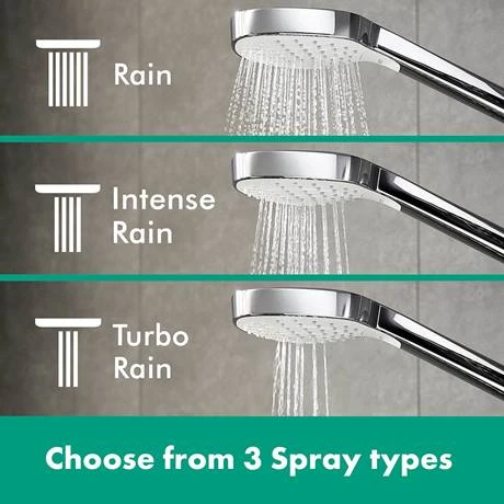 Hansgrohe Croma S Complete Shower Set with Wall Mounted Shower Handset - 27954000 5 Hansgrohe Croma S Complete Shower Set with Wall Mounted Shower Handset - 27954000 - Image 3