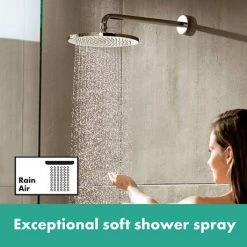 Hansgrohe Croma S Complete Shower Set with Wall Mounted Shower Handset - 27954000 11 Hansgrohe Croma S Complete Shower Set with Wall Mounted Shower Handset - 27954000 -ShowerLux Shop 27954000 D5 460
