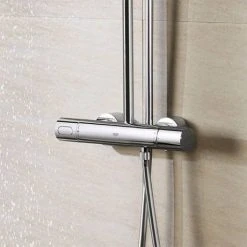 Grohe Rainshower 310 Thermostatic Shower System - 27966000 11 Grohe Rainshower 310 Thermostatic Shower System - 27966000 -ShowerLux Shop 27966000 D3 460