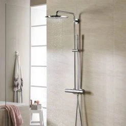 Grohe Rainshower 310 Thermostatic Shower System - 27966000 12 Grohe Rainshower 310 Thermostatic Shower System - 27966000 -ShowerLux Shop 27966000 D4 460
