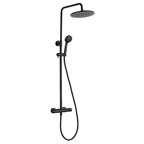 JTP Vos Matt Black Thermostatic Shower - 2852819MB 3 JTP Vos Matt Black Thermostatic Shower - 2852819MB