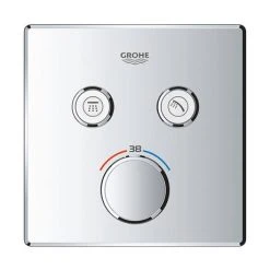 Grohe Grohtherm SmartControl Thermostat Square 2 Outlet Concealed Mixer Trim - 29124000 9 Grohe Grohtherm SmartControl Thermostat Square 2 Outlet Concealed Mixer Trim - 29124000 -ShowerLux Shop 29124000 D2 460
