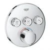 Grohe SmartControl Round 3 Outlet Concealed Mixer Trim - 29146000 2 Grohe SmartControl Round 3 Outlet Concealed Mixer Trim - 29146000 -ShowerLux Shop 29146000 P
