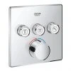 Grohe SmartControl Square 3 Outlet Concealed Mixer Trim - 29149000 2 Grohe SmartControl Square 3 Outlet Concealed Mixer Trim - 29149000 -ShowerLux Shop 29149000 P