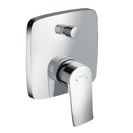 Hansgrohe Metris Concealed Single Lever Manual Bath Mixer with Backflow Prevention - 31451000 3 Hansgrohe Metris Concealed Single Lever Manual Bath Mixer with Backflow Prevention - 31451000