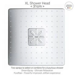 Grohe Grohtherm SmartControl Square Perfect Shower Set with Rainshower 310 SmartActive - 34706000 -ShowerLux Shop 34706000 D5 460