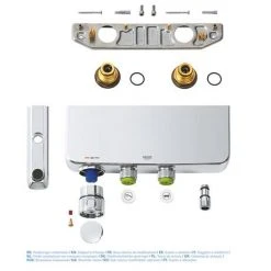 Grohe Grohtherm SmartControl Thermostatic Bath Shower Mixer - 34718000 11 Grohe Grohtherm SmartControl Thermostatic Bath Shower Mixer - 34718000 -ShowerLux Shop 34718000 D4 460