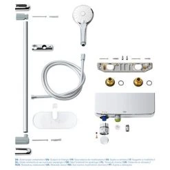 Grohe Grohtherm SmartControl Thermostatic Shower Mixer and Kit - 34720000 9 Grohe Grohtherm SmartControl Thermostatic Shower Mixer and Kit - 34720000 -ShowerLux Shop 34720000 D3 460
