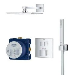 Grohe Grohtherm Cube Perfect Shower Set with Rainshower Allure 230 - 34741000 -ShowerLux Shop 34741000 D4 460
