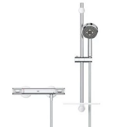 Grohe Precision Feel Thermostatic Shower Mixer 1/2" with Shower Set - 34791000 9 Grohe Precision Feel Thermostatic Shower Mixer 1/2" with Shower Set - 34791000 -ShowerLux Shop 34791000 D2 460