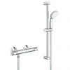 Grohe Precision Flow Thermostatic Shower Mixer 1/2" with Shower Set - 34841000 1 Grohe Precision Flow Thermostatic Shower Mixer 1/2" with Shower Set - 34841000 -ShowerLux Shop 34841000 P
