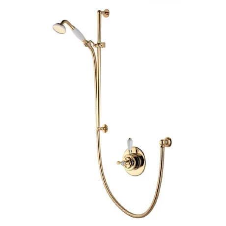 Aqualisa - Aquatique Thermo Concealed Thermostatic Valve with Slide Rail Kit - Gold - 500.00.04-560.04 3 Aqualisa - Aquatique Thermo Concealed Thermostatic Valve with Slide Rail Kit - Gold - 500.00.04-560.04