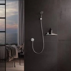 Keuco Ixmo Solo Round Thermostatic Shower Mixer Valve - Chrome 10 Keuco Ixmo Solo Round Thermostatic Shower Mixer Valve - Chrome -ShowerLux Shop 59554010021 D3 460