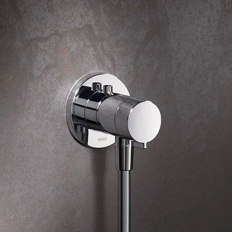 Keuco Ixmo Solo Round Thermostatic Shower Mixer Valve - Chrome 3 Keuco Ixmo Solo Round Thermostatic Shower Mixer Valve - Chrome