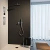Keuco Ixmo Square Thermostatic Shower System with Head + Handset - Chrome -ShowerLux Shop 59602010002 P