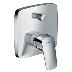 Hansgrohe Logis Concealed Single Lever Manual Bath Mixer with Backflow Prevention - 71407000
