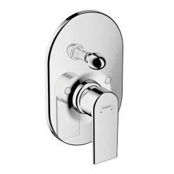 Hansgrohe Vernis Shape Concealed Single Lever Manual Bath Mixer - Chrome - 71458000