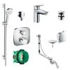 Hansgrohe Over Bath Concealed Tap & Shower Package -ShowerLux Shop 88100997 P