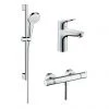 Hansgrohe Thermostatic Shower System & Tap Package 1 Hansgrohe Thermostatic Shower System & Tap Package -ShowerLux Shop 88100998 P