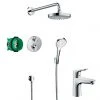 Hansgrohe Croma Select S Complete Shower Set & Focus Tap Package 2 Hansgrohe Croma Select S Complete Shower Set & Focus Tap Package -ShowerLux Shop 88102006 P