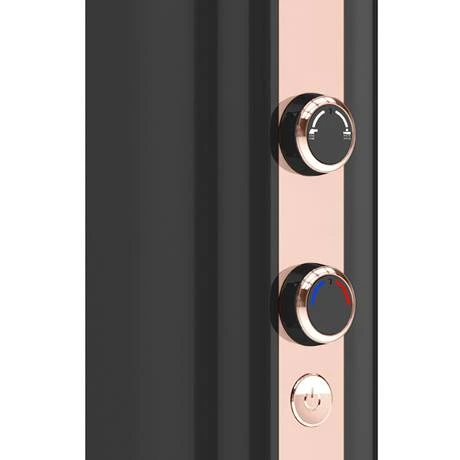 AQUAS AquaMax Flex Manual Smart 9.5KW Black + Rose Gold Electric Shower 4 AQUAS AquaMax Flex Manual Smart 9.5KW Black + Rose Gold Electric Shower - Image 2