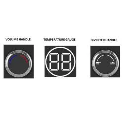 AQUAS Indulge Touch Inline X-Jet 9.5KW Matte Black Electric Shower - A000395 9 AQUAS Indulge Touch Inline X-Jet 9.5KW Matte Black Electric Shower - A000395 -ShowerLux Shop A000395 d1 460