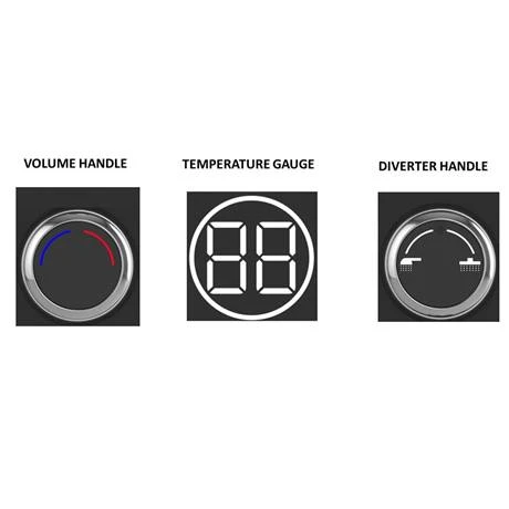 AQUAS Indulge Touch Inline X-Jet 9.5KW Matte Black Electric Shower - A000395 4 AQUAS Indulge Touch Inline X-Jet 9.5KW Matte Black Electric Shower - A000395 - Image 2