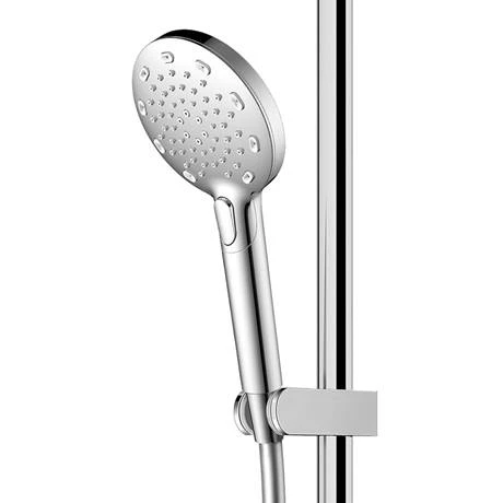 AQUAS X-Jet Turbo Slider Rail Kit with 3-Spray Handshower - Chrome 4 AQUAS X-Jet Turbo Slider Rail Kit with 3-Spray Handshower - Chrome - Image 2