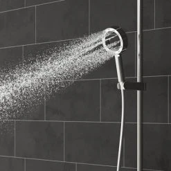 AQUAS XJET 200 Thermostatic Shower System - Chrome - A000461 -ShowerLux Shop A000461 d2 460