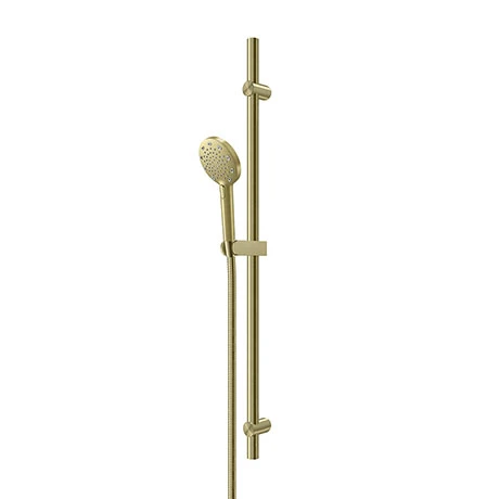 AQUAS X-Jet Turbo Slider Rail Kit with 3-Spray Handshower - Brushed Brass 3 AQUAS X-Jet Turbo Slider Rail Kit with 3-Spray Handshower - Brushed Brass