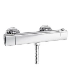 Montreal Modern Thermostatic Bar Shower Valve (Bottom Outlet)