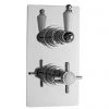 Ultra Traditional Beaumont Twin Thermostatic Shower Valve - Chrome - A3050 -ShowerLux Shop A3050 LN 460