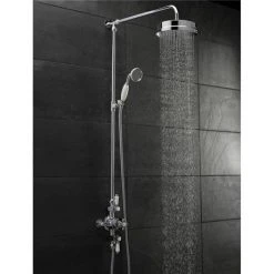Hudson Reed Triple Exposed Thermostatic Shower Valve w/ Luxury Rigid Riser Kit 7 Hudson Reed Triple Exposed Thermostatic Shower Valve w/ Luxury Rigid Riser Kit -ShowerLux Shop A3089E A3606 nw d2 375