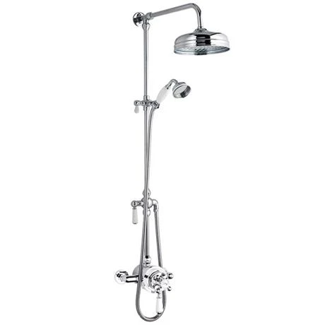 Hudson Reed Traditional Exposed Shower Valve, Riser Kit, Diverter & Shower Rose 4 Hudson Reed Traditional Exposed Shower Valve, Riser Kit, Diverter & Shower Rose - Image 2