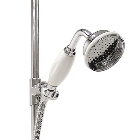 Hudson Reed Twin Shower Valve with Victorian Grand Rigid Riser Kit - Chrome 6 Hudson Reed Twin Shower Valve with Victorian Grand Rigid Riser Kit - Chrome - Image 4