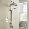Hudson Reed Topaz Traditional Twin Concealed Valve with Luxury Rigid Riser Kit -ShowerLux Shop A3238 TSVT002 P